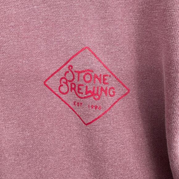 Stone Brewing Co Crewneck Sweatshirt Womens Small Lavender Purple - Picture 4 of 8